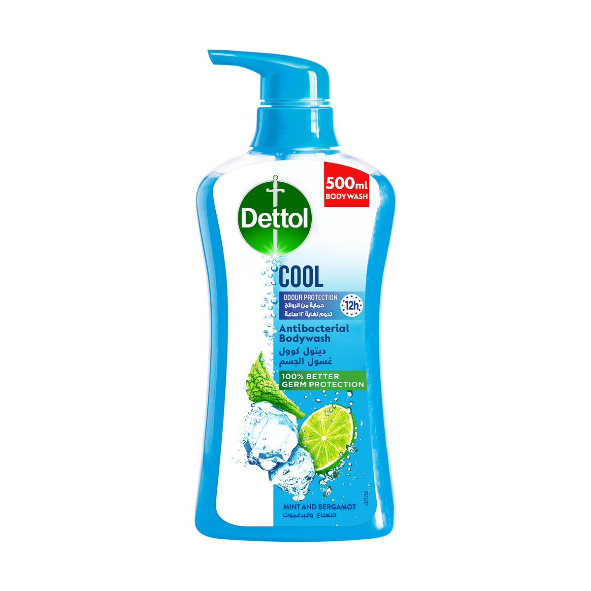 Buy Dettol Cool Shower Gel & Body Wash Mint & Bergamot Fragrance 500 ml Online at Best Price | Shower gel & body wash | Lulu KSA in Saudi Arabia