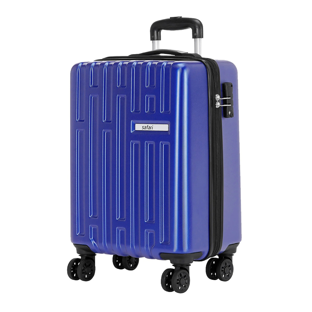 سفاري كارجو نوفا حقيبة سفر صلبة 4 عجلات، 55 سم، أزرق