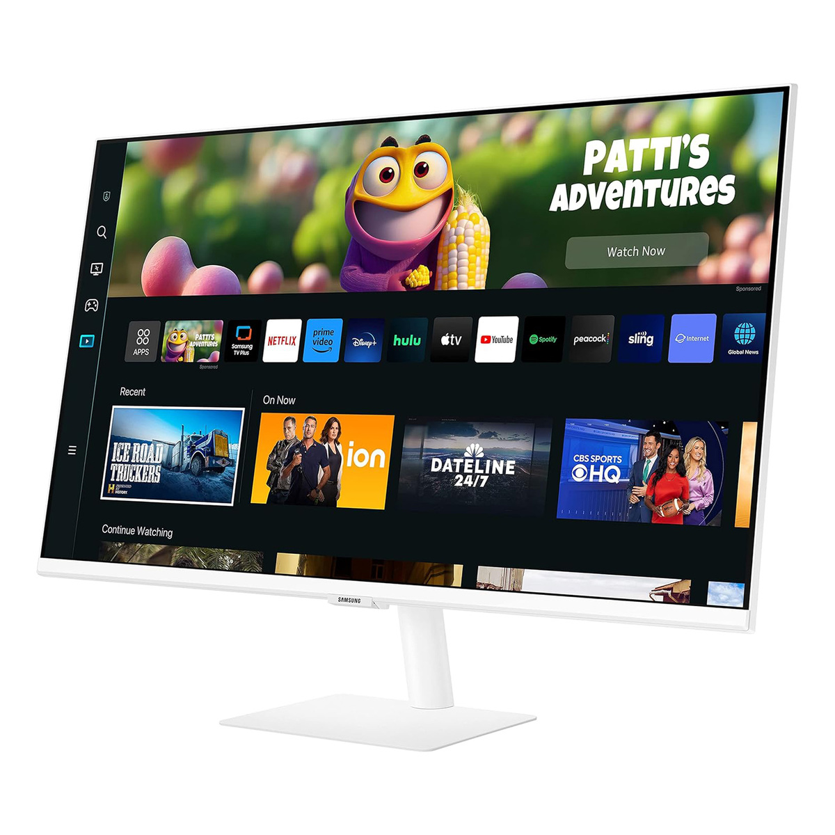 Samsung 32 inches FHD M5 Smart Monitor with Smart TV Experience, White, CM501