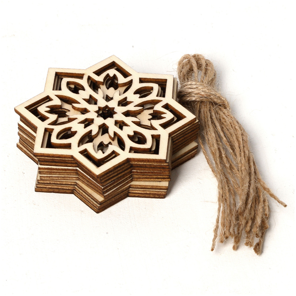 Party Fusion Wooden Eid Mubarak Decoration, Assorted, RM01226