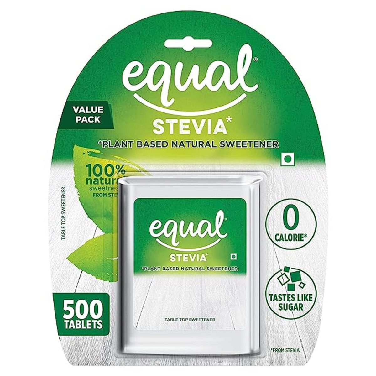 Equal Stevia Plant Based Natural Sweetener 500 pcs 100 g