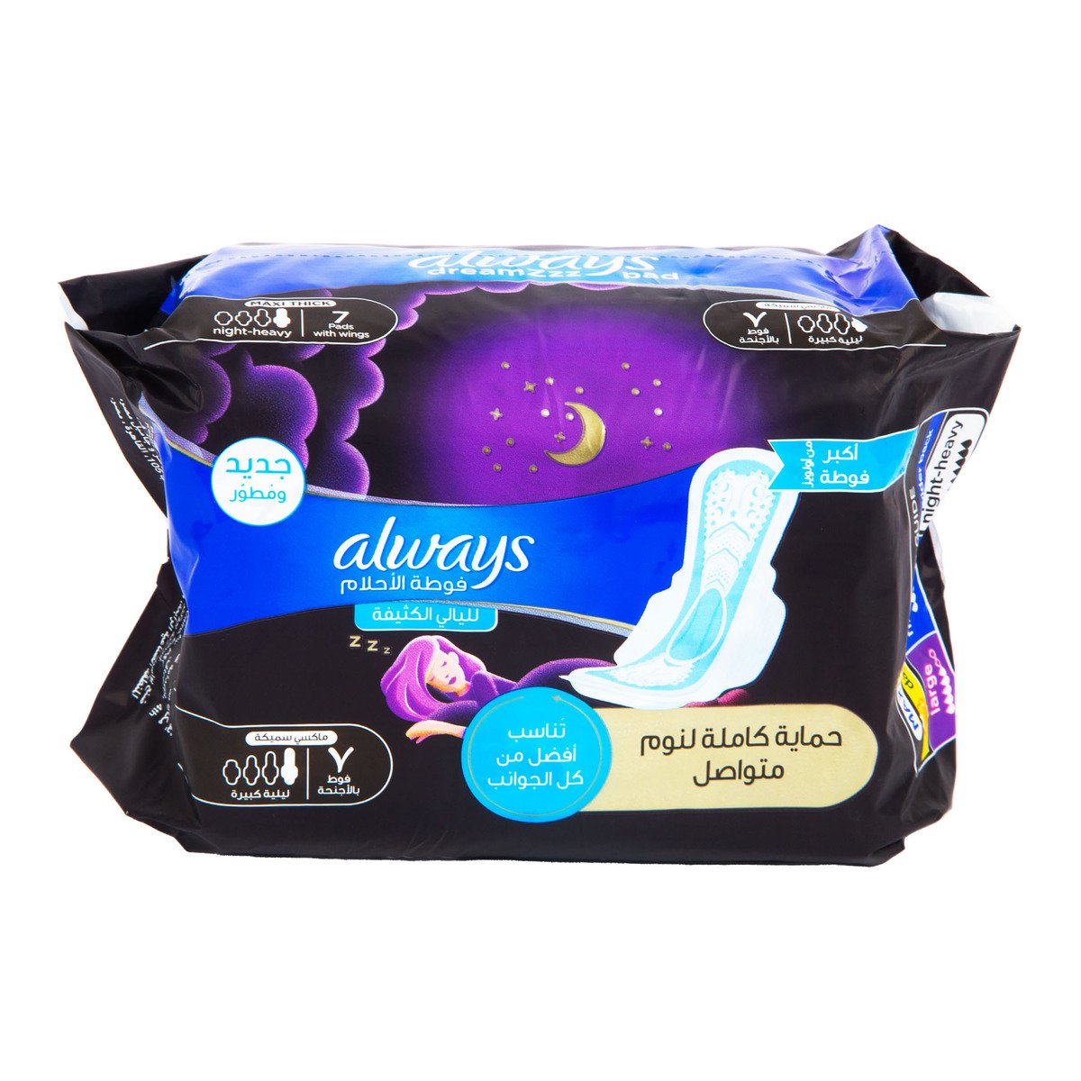 Always Dreamzz Pad Maxi Thick Night With Wings 7 pcs