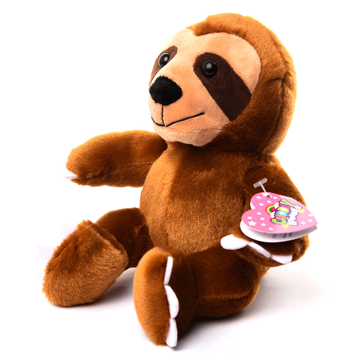 Cuddly Lovables Lazy Sloth Plush Toy, Brown,CL29