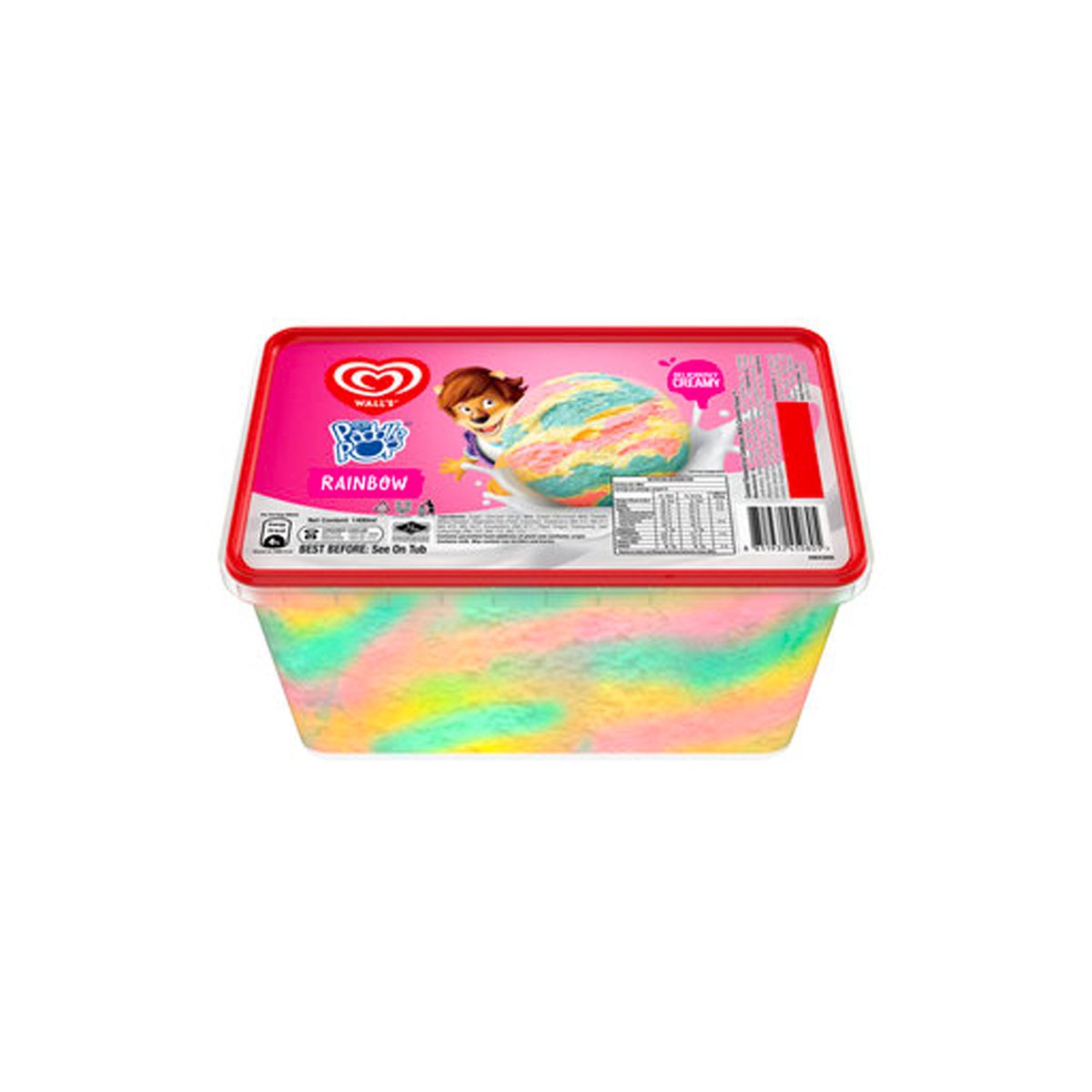 Walls Paddle Pop Rainbow Ice Cream 1.4Liter