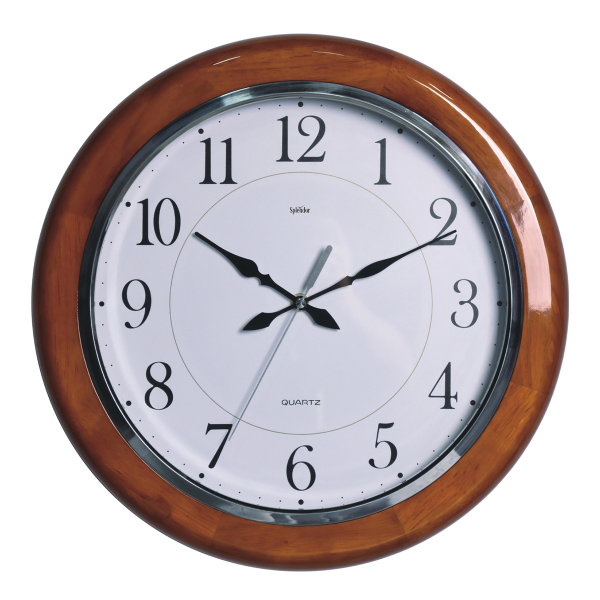 Splendor Finn Wall Clock, 40 cm, Solid Wood, PW936-1700
