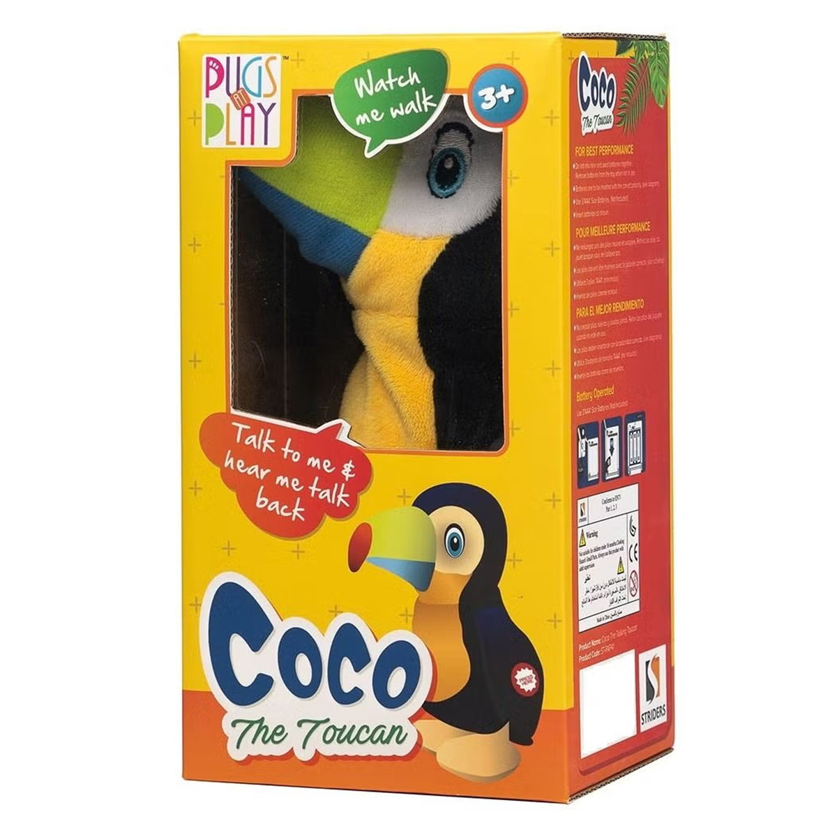Pugs at Play Coco The Talking Toucan, ST-PAP41