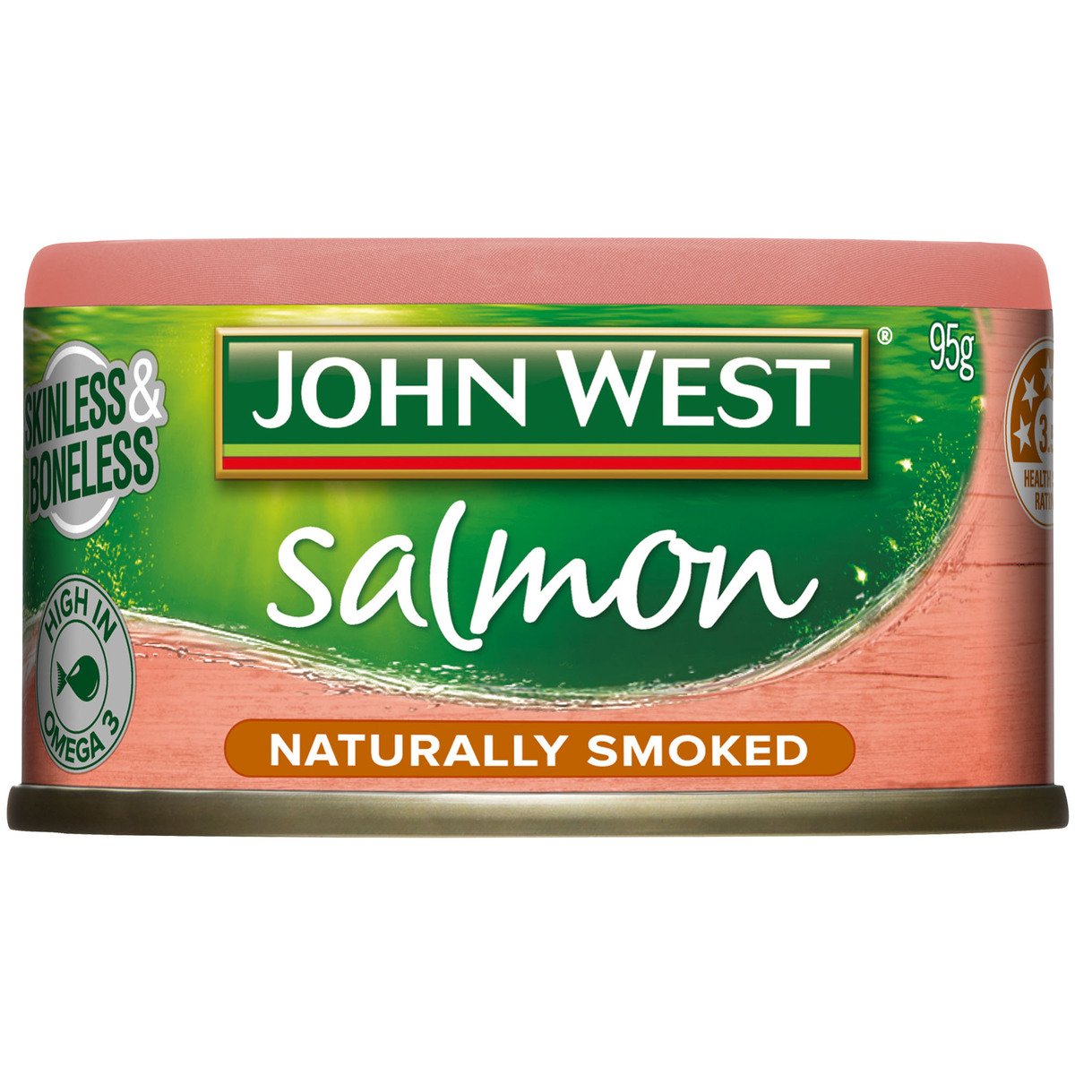 جون ويست سلمون مدخن طبيعيا 95 جم