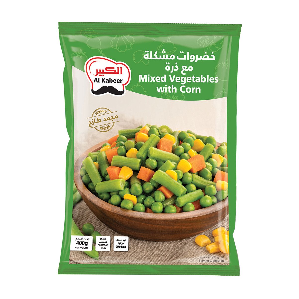 اشتري قم بشراء الكبير خضروات مشكلة 400 جم Online at Best Price من الموقع - من لولو هايبر ماركت Mix Vegetable في السعودية