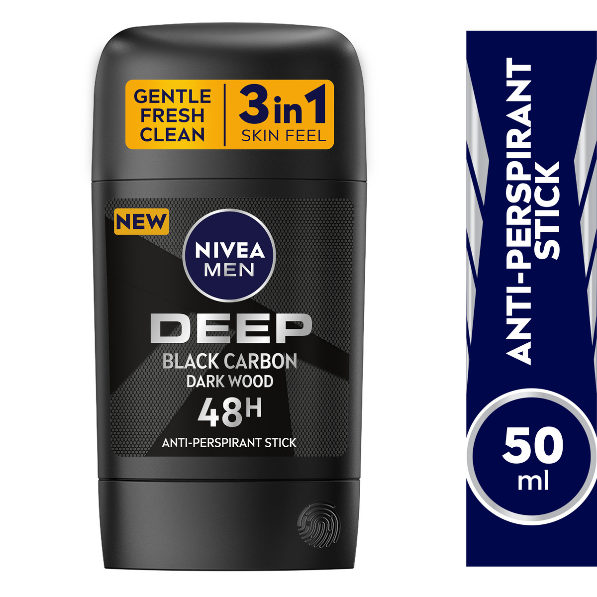 Nivea Men Antiperspirant Stick Deep Black Carbon 50 ml