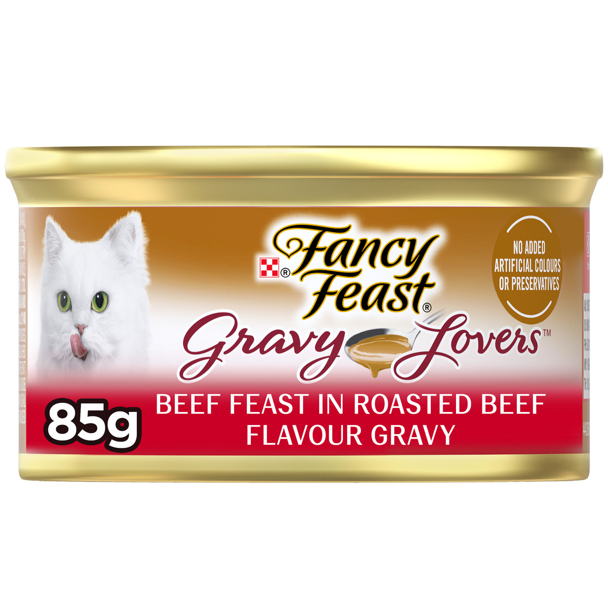 Purina Fancy Feast Gravy Lovers Beef Feast In Roasted Beef Flavour Gravy Cat Food 85 g