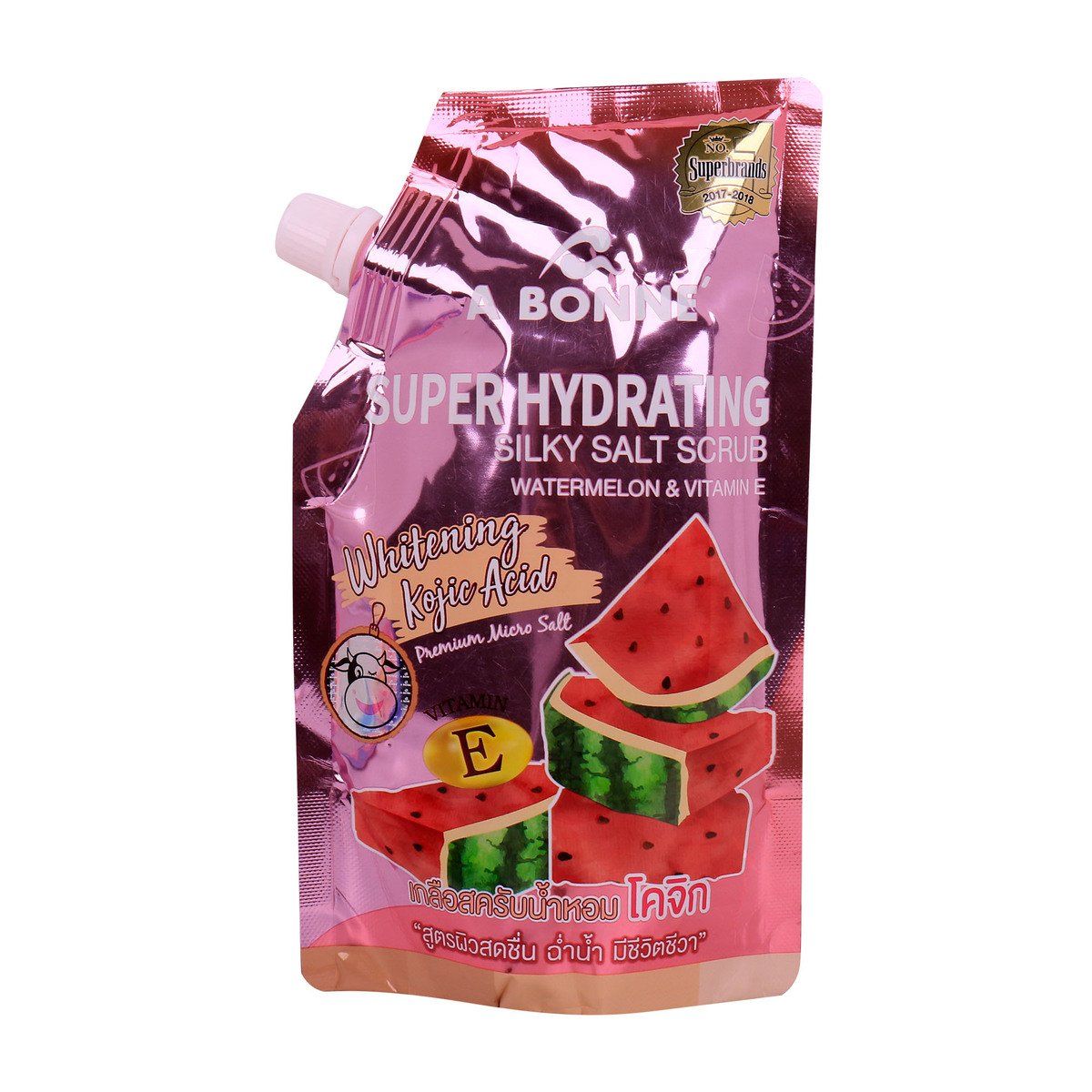 A Bonne Watermelon & Vitamin E Super Hydrating Silky Salt Scrub 350 g