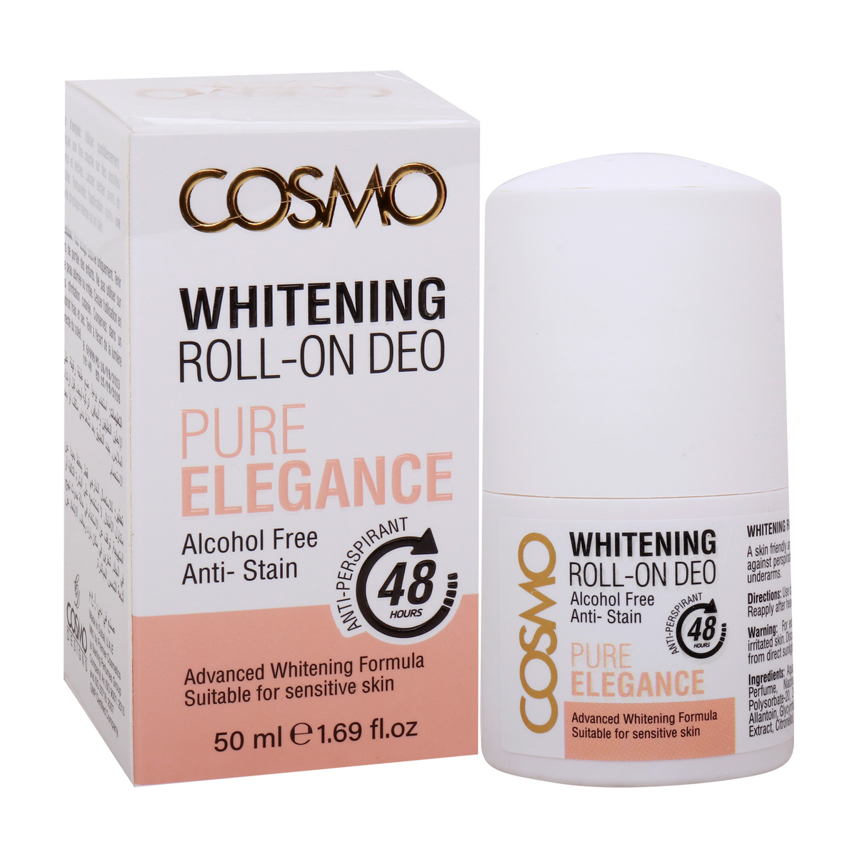 Cosmo Whitening Roll-On Deo Pure Elegance 50 ml