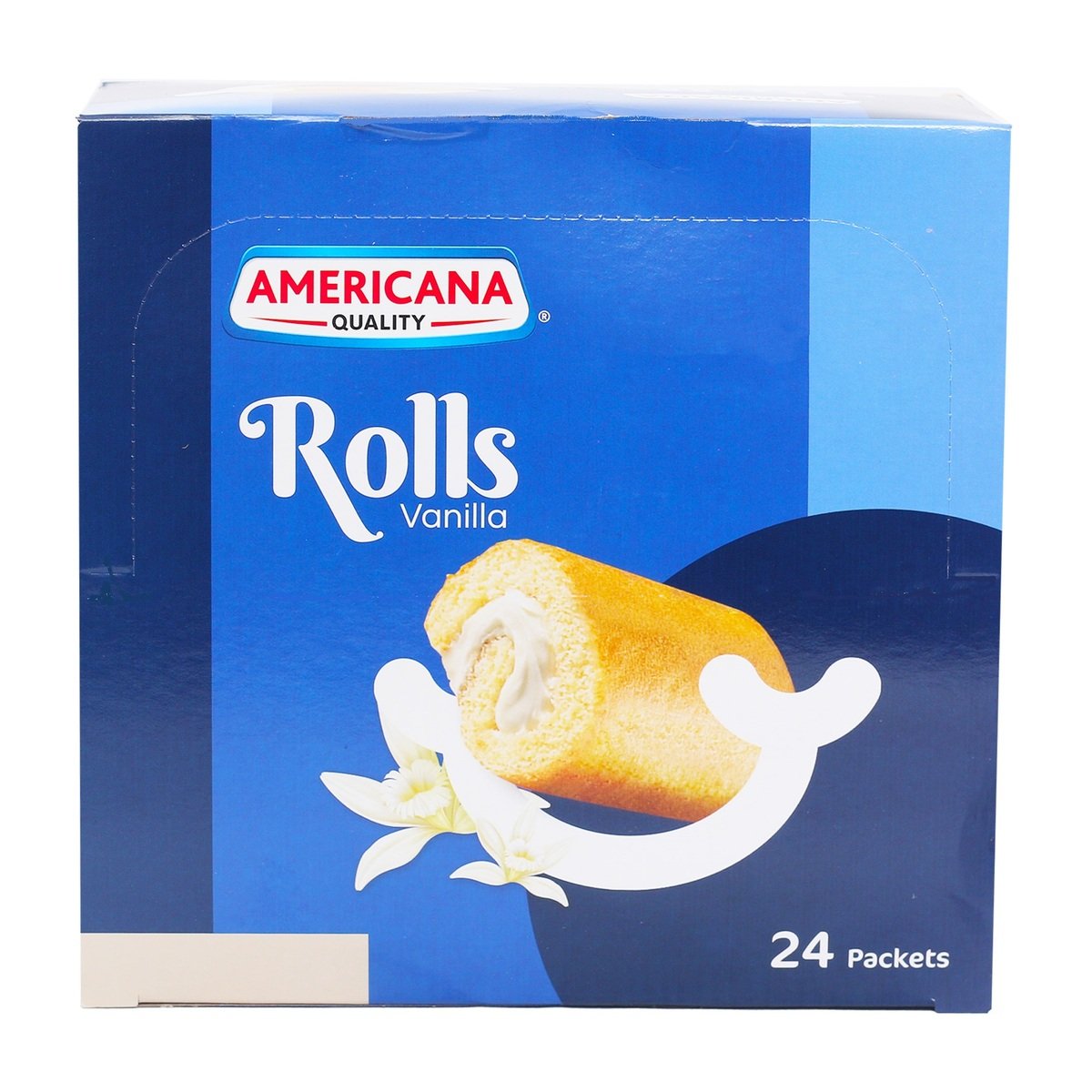 Americana Mini Roll Vanilla Cake 24 x 20 g