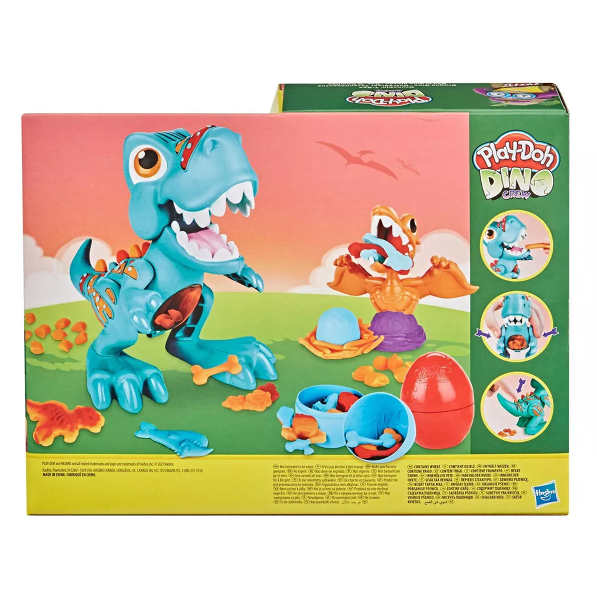Playdoh Crunchin T Rex Art And Crafts Activity Toy for Kids, F1504