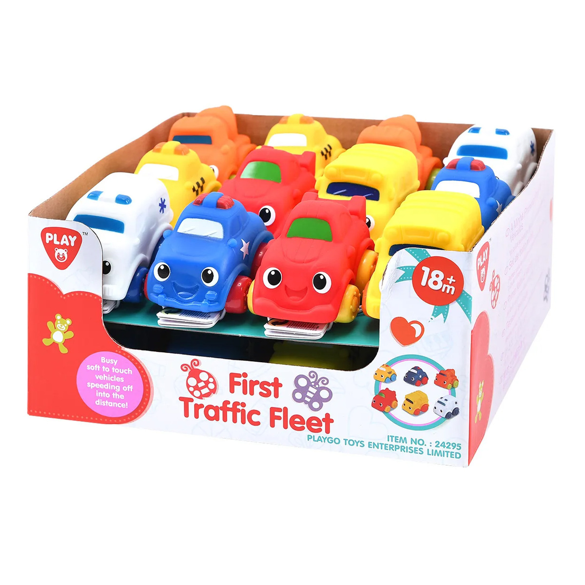 PlayGo First Traffic Fleet, Assorted, 1 Pc, Multicolor, 24295