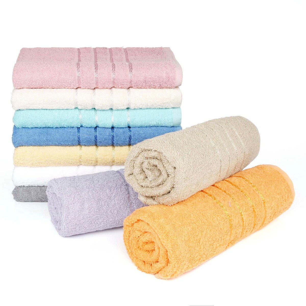 Homewell Soft Bath Towel 70x140cm Assorted Per pc