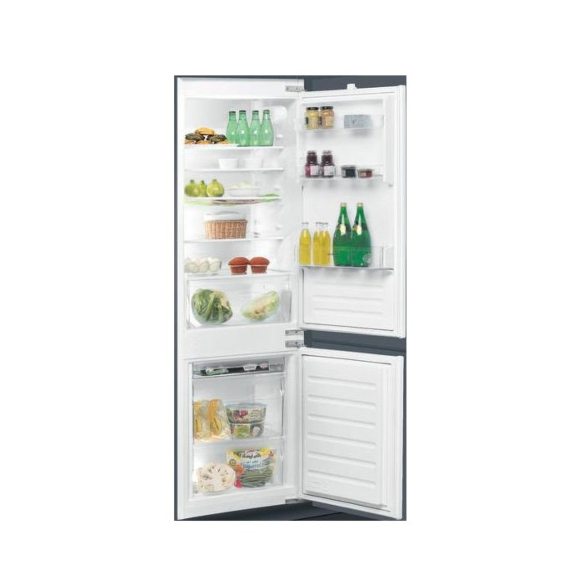 Ignis Built-in Refrigerator, 247 L, Inox, ARL6501/A