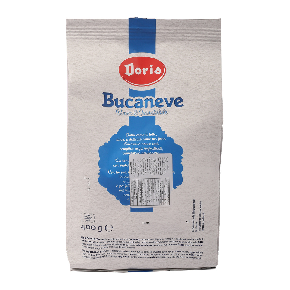 Doria Bucaneve Biscuits 400 g