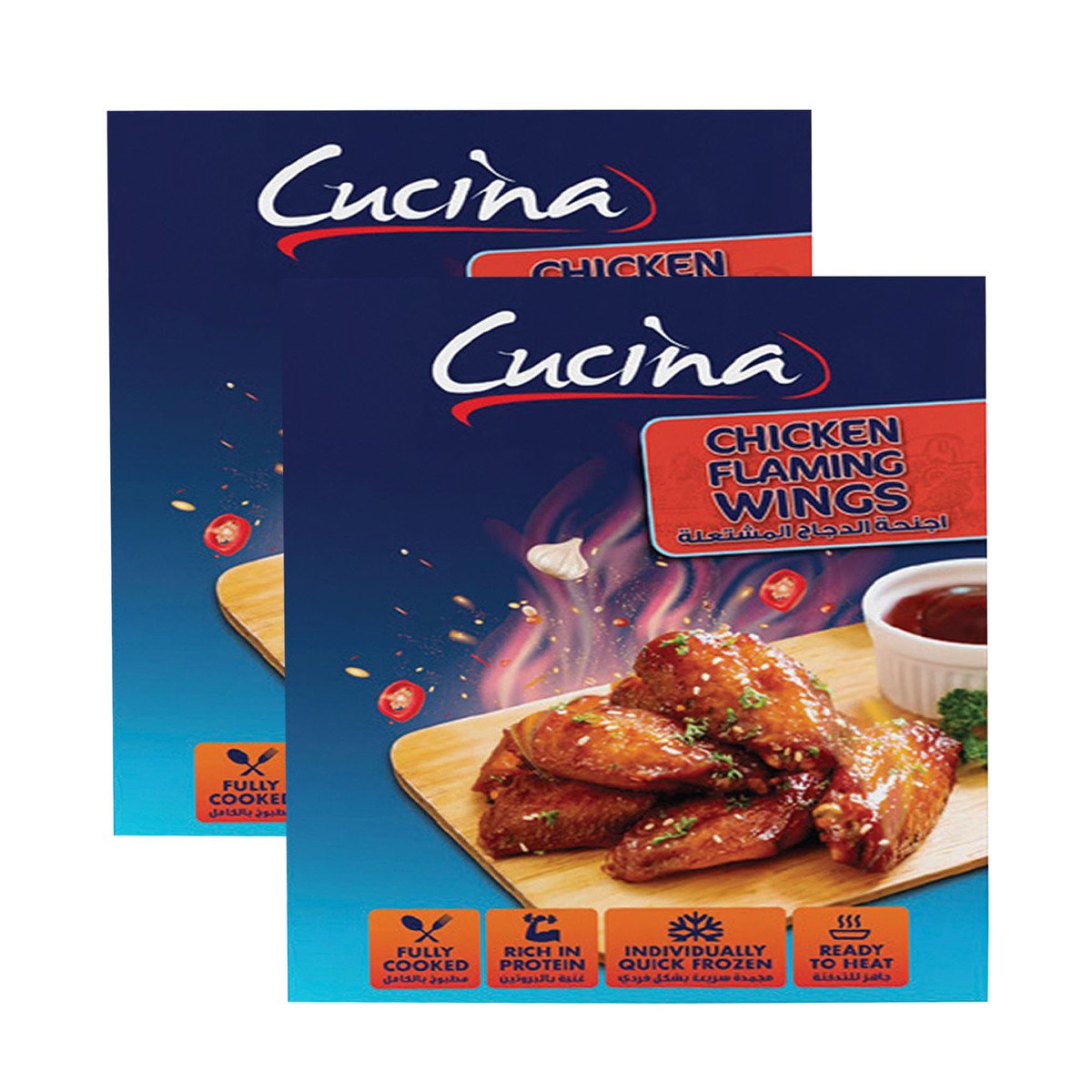 Cucina Chicken Flaming Wings 2 x 350 g
