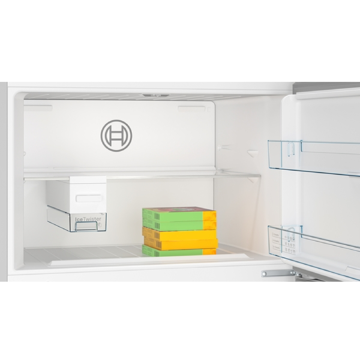 Bosch Series 6, Double Door Refrigerator, 505 L, Stainless Steel, KDN86HI30M