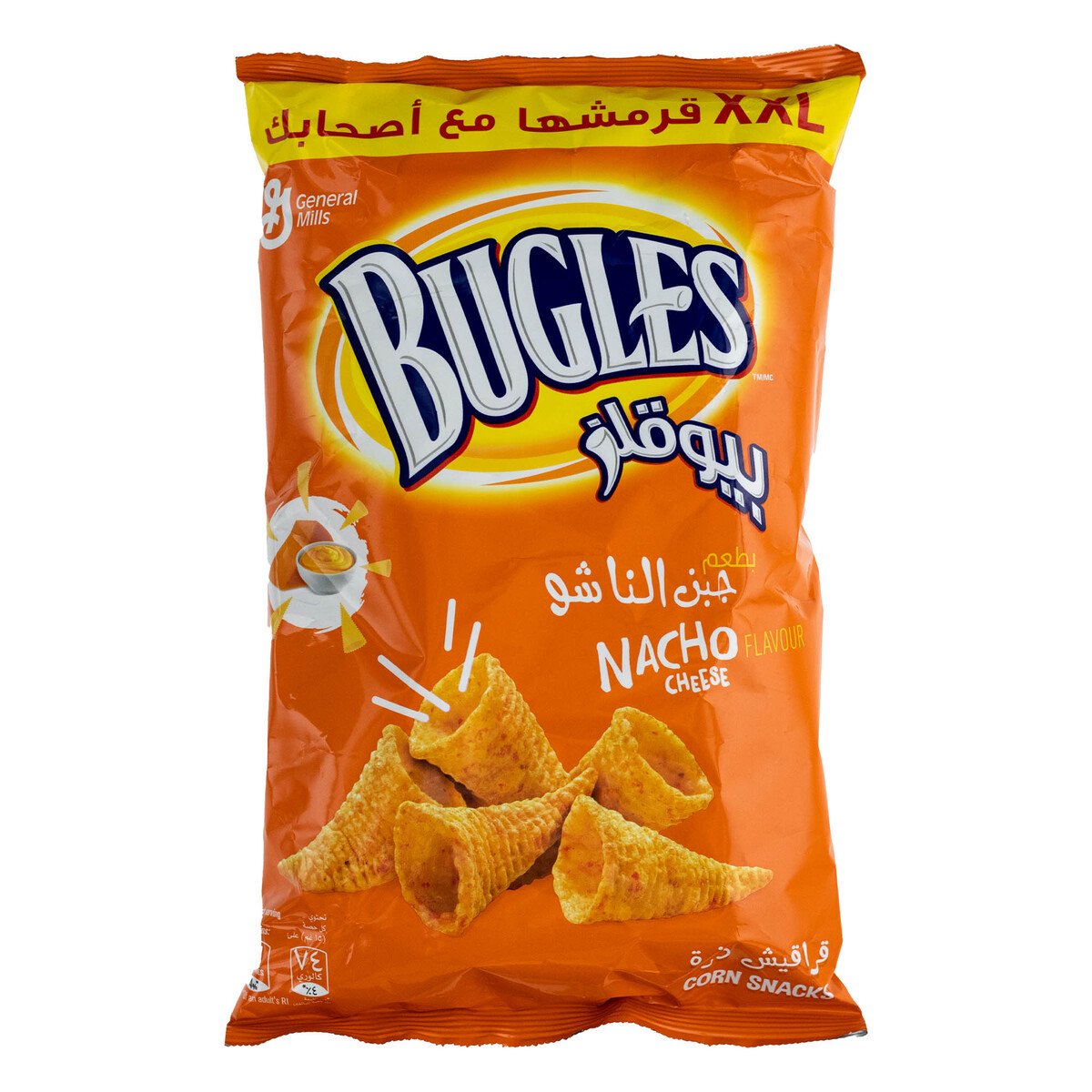 Bugles Nacho Cheese Corn Snack 195 g