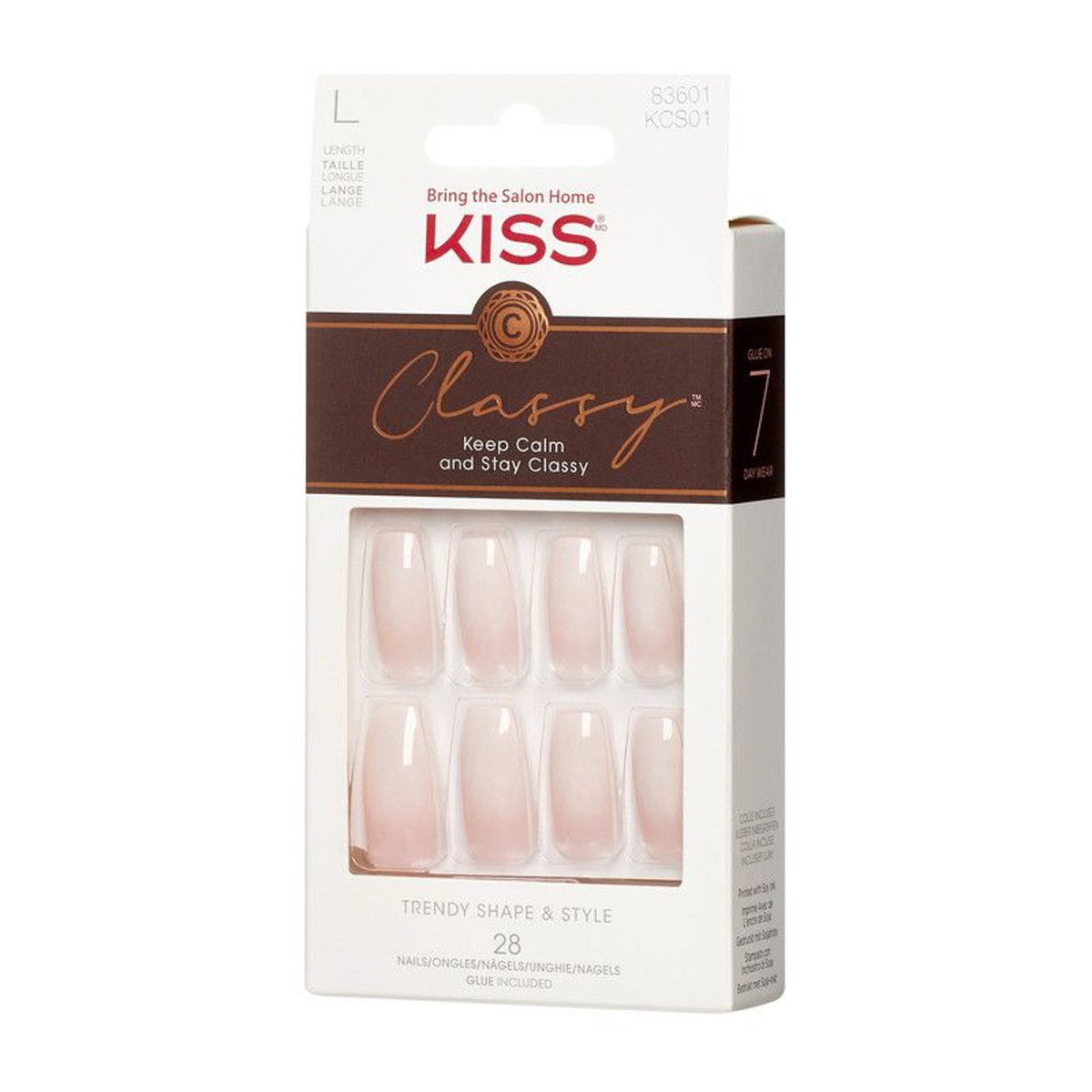 Kiss Classy Nails KCS01C 28 pcs