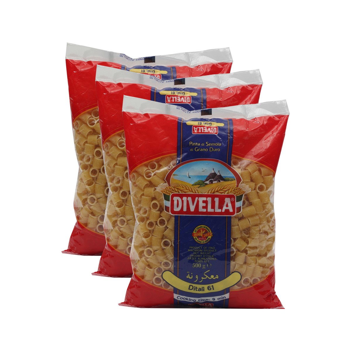 Divella Pasta Assorted Value Pack 3 x 500 g