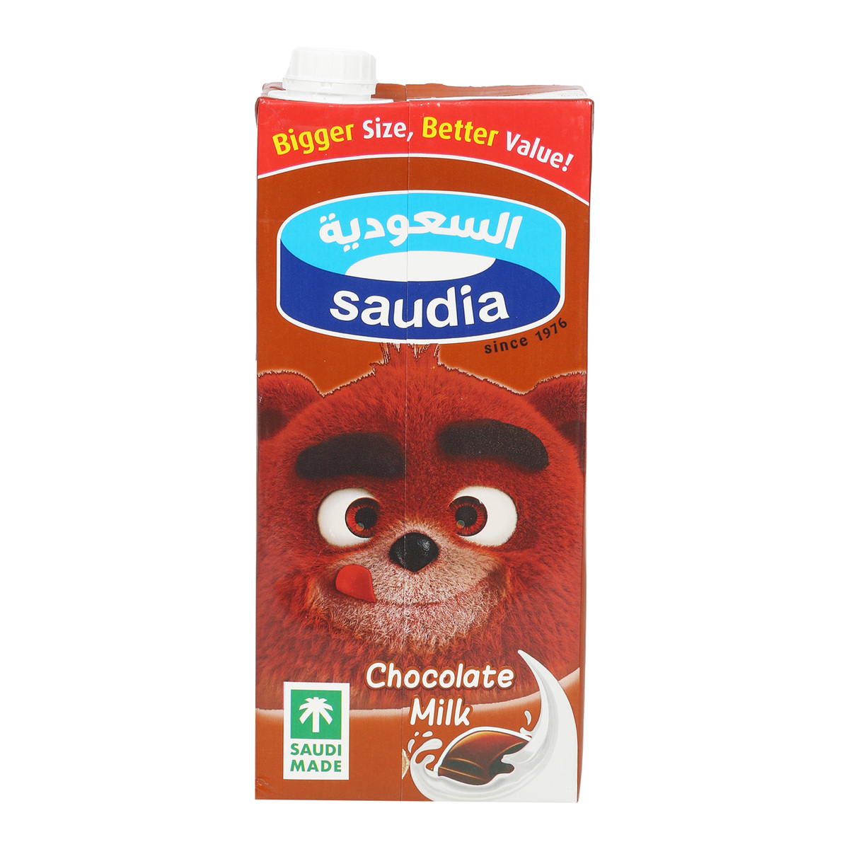 Buy Saudia Milk Chocolate 1 Litre Online at Best Price | UHT flavoured milk drink | Lulu KSA in Saudi Arabia