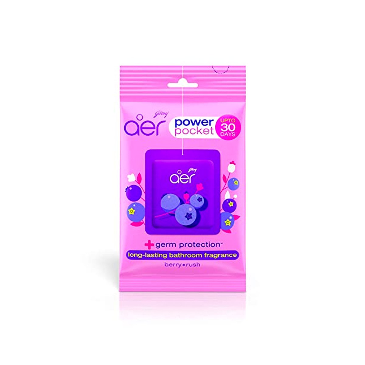 Aer Power Pocket Berry Rush Long Lasting Bathroom Fragnance 10g