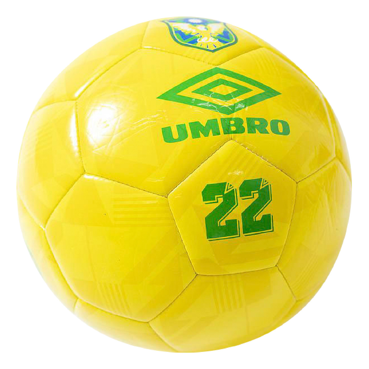 Umbro Brazil Supporter Ball, Yellow, 26830U-LIQ