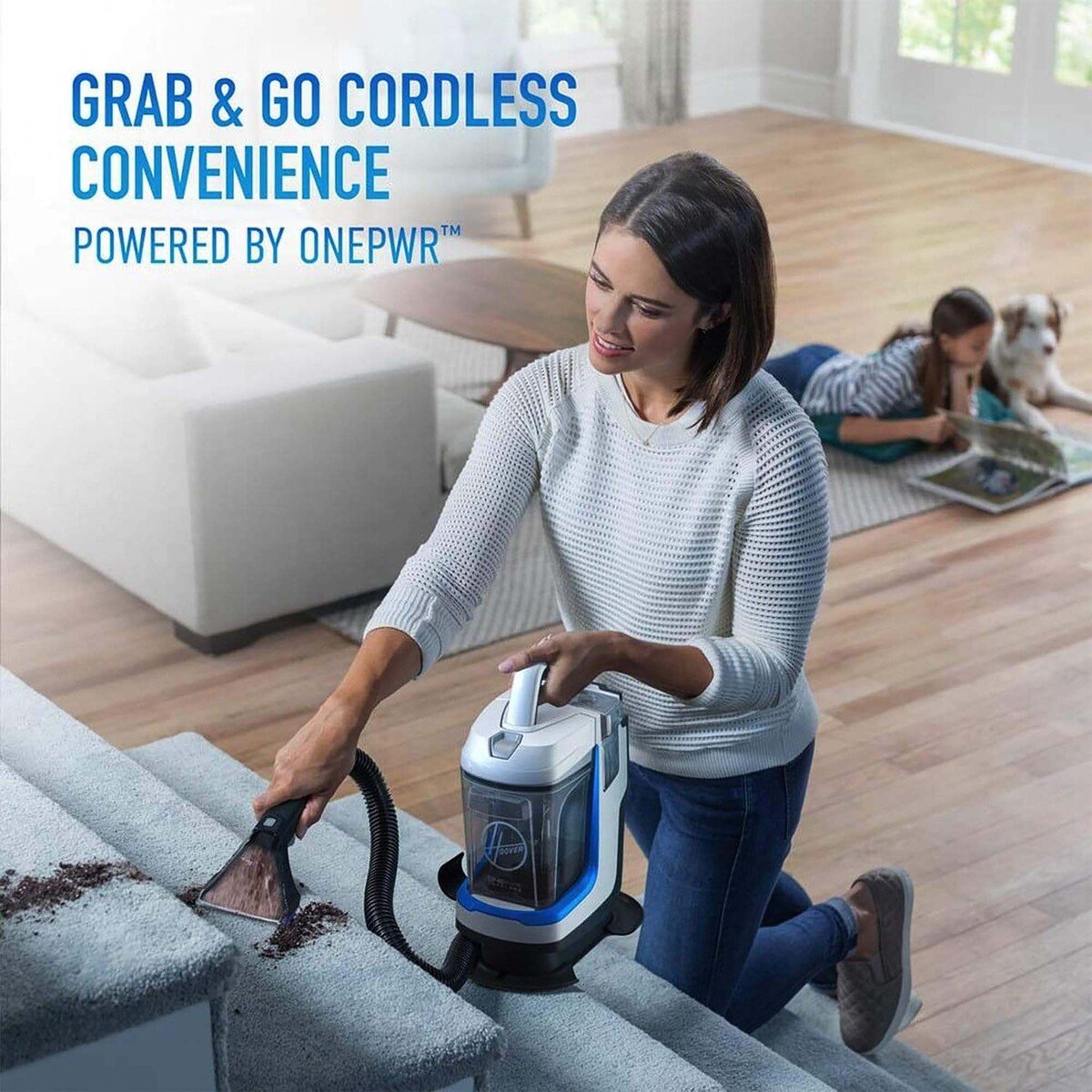 Hoover Spotless GO Portable Cordless Upholstery and Carpet Cleaner CLCW-MSME 130V