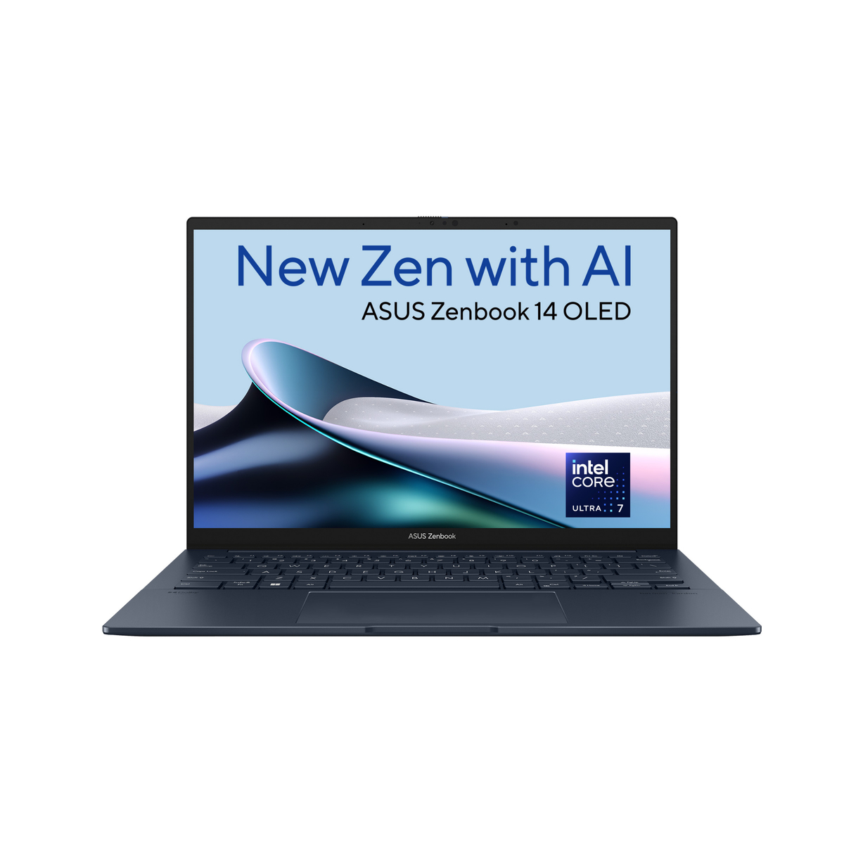 Asus Zenbook 14" Laptop, OLED Touch Display, Intel Core Ultra 7 Processor 155H, 16 GB RAM, 1 TB SSD, Windows 11 Home, Blue, UX3405MA-OLEDU7B