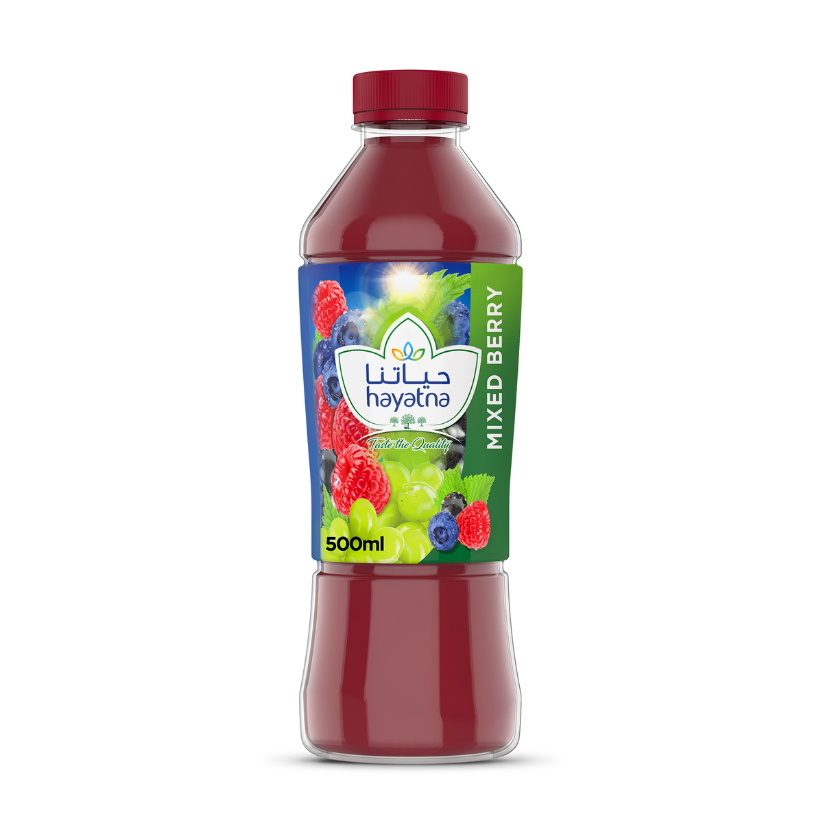 Hayatna No Added Sugar, 100% Pure Mixed Berry Juice, 500 ml