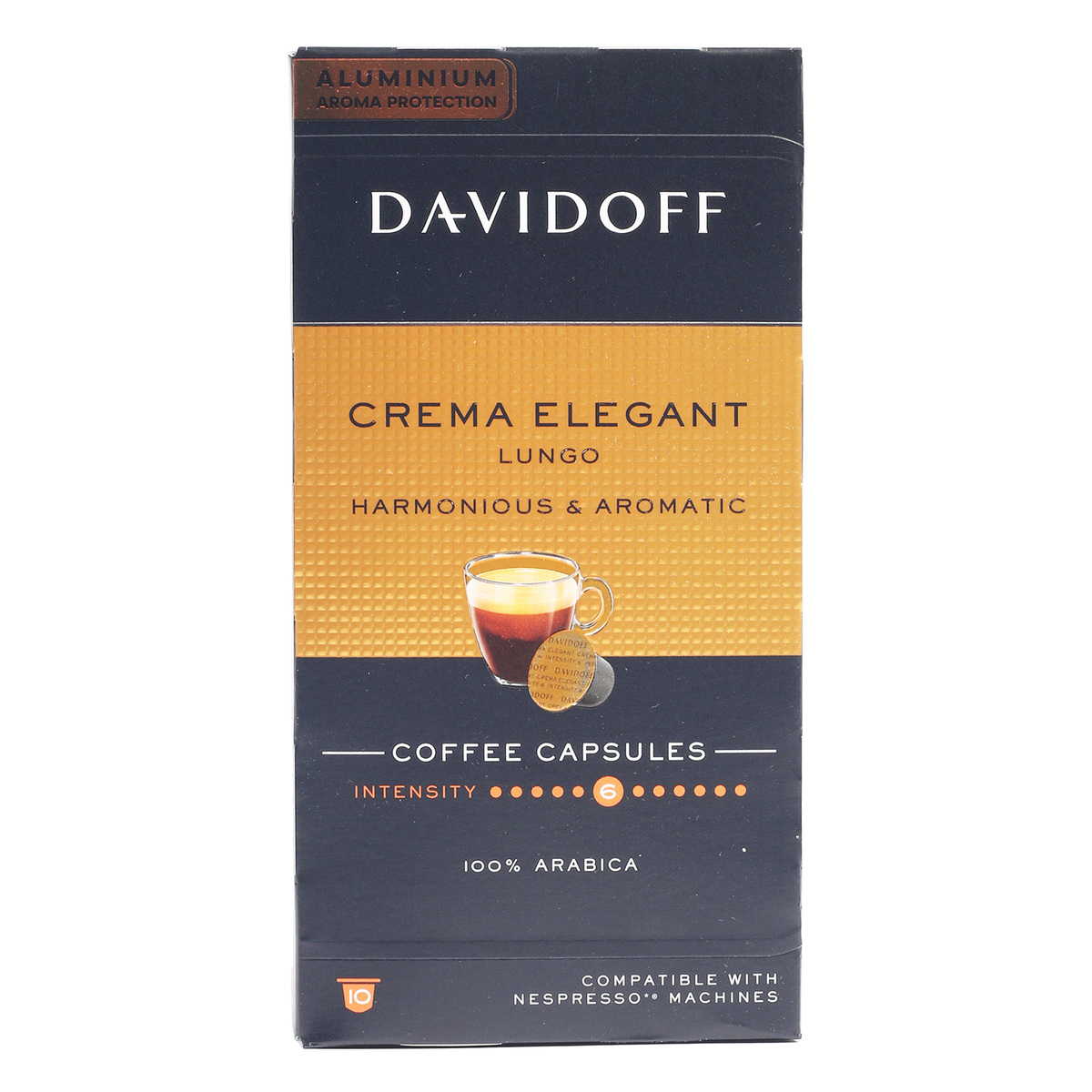 Davidoff Crema Elegant Harmonious & Aromatic 10 pcs 55 g