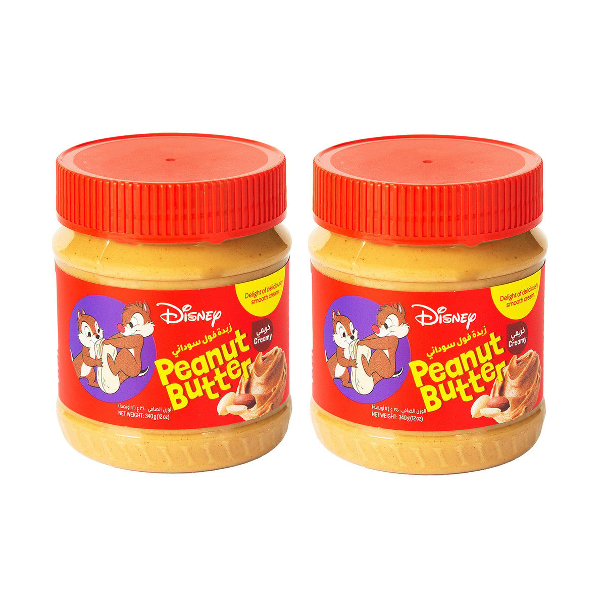 Disney Creamy Peanut Butter 2 x 340 g