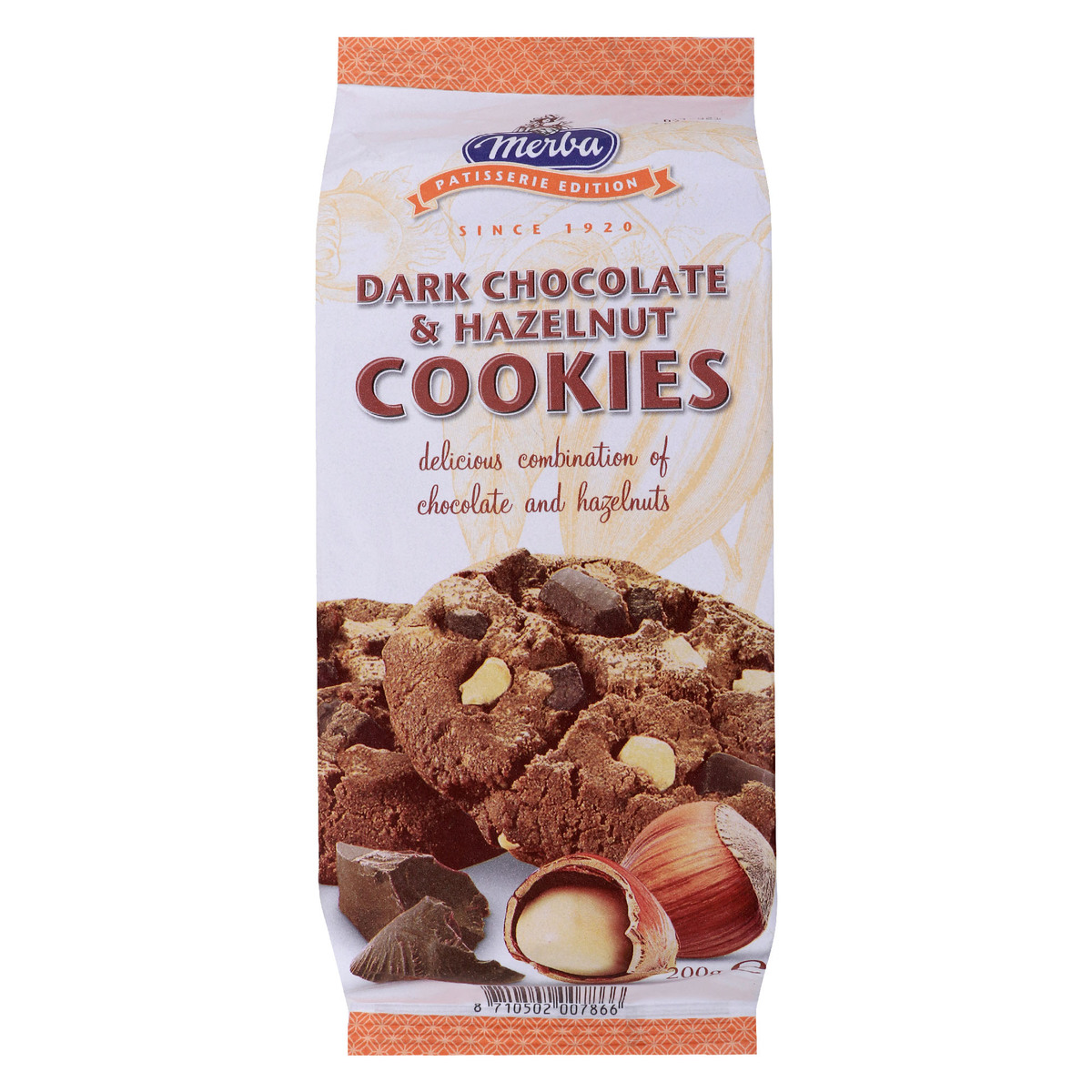 اشتري قم بشراء ميربا كوكيز بالشوكولاتة الداكنة والبندق 200 جم Online at Best Price من الموقع - من لولو هايبر ماركت Cookies في السعودية