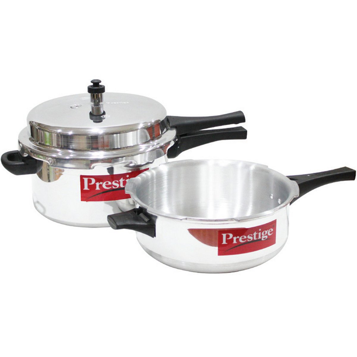 Prestige Aluminium Pressure Cooker 5.5Ltr + Pan