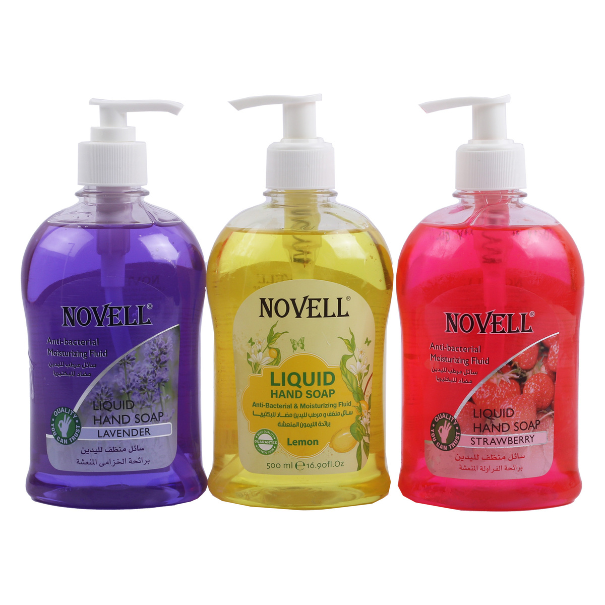 Novell Liquid Hand Soap 3 x 500 ml