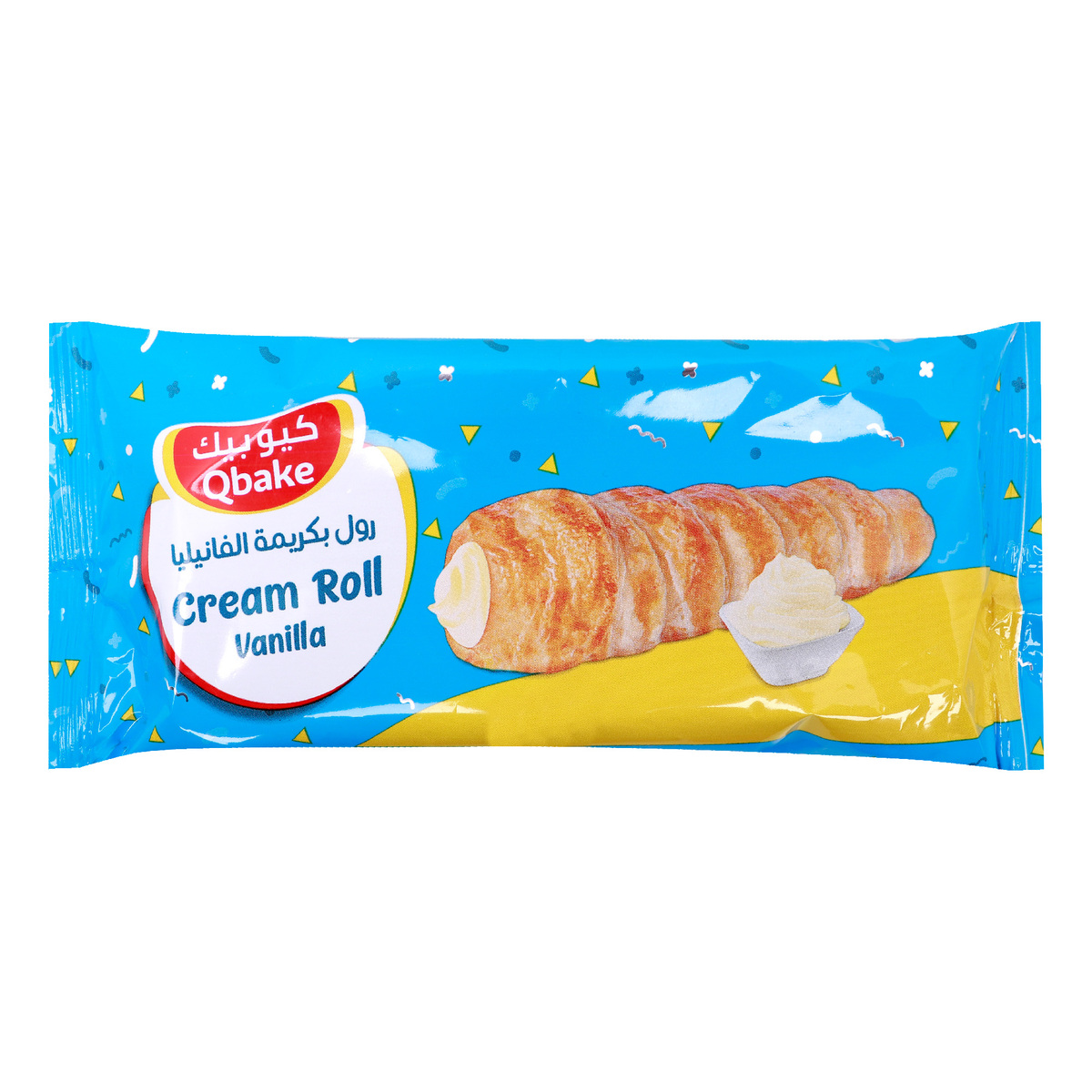 Qbake Vanilla Cream Roll 45 g