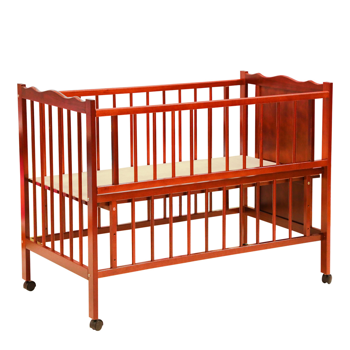 First Step Baby Wooden Cot TW-C8AESPESSO Assorted