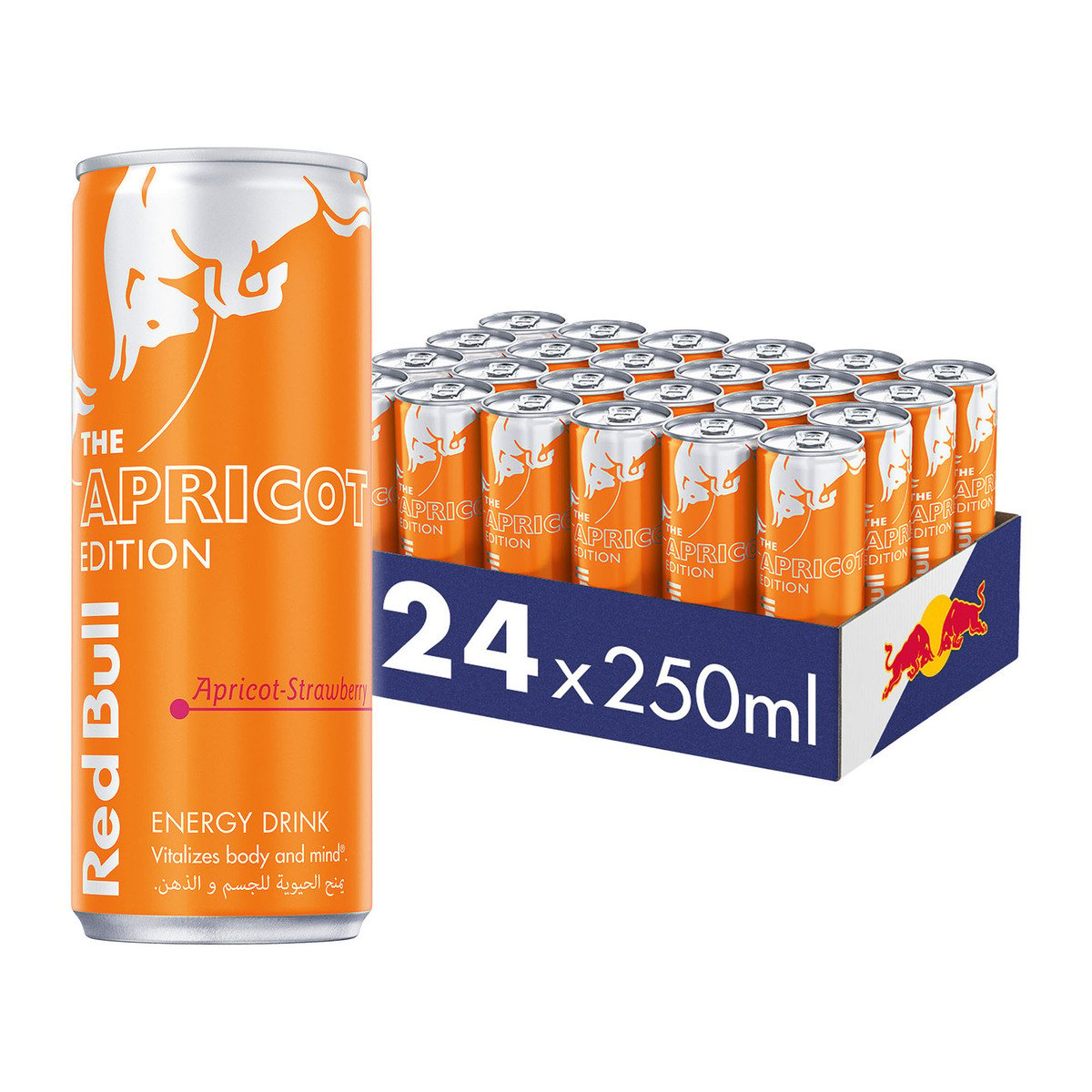Red Bull Apricot & Strawberry Energy Drink 24 x 250 ml