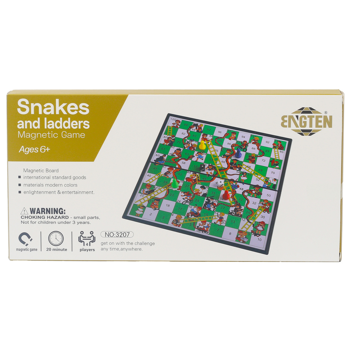 Skid Fusion Magnetic Snakes & Ladder M-3207
