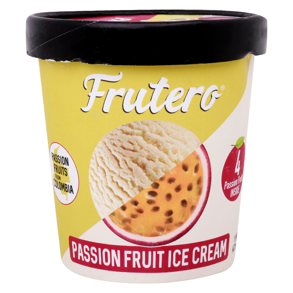 Frutero Passion Fruit Ice Cream 473 ml