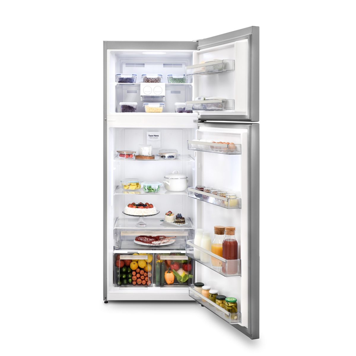 Vestel Double Door Refrigerator RM630TF3EI-BG 445L