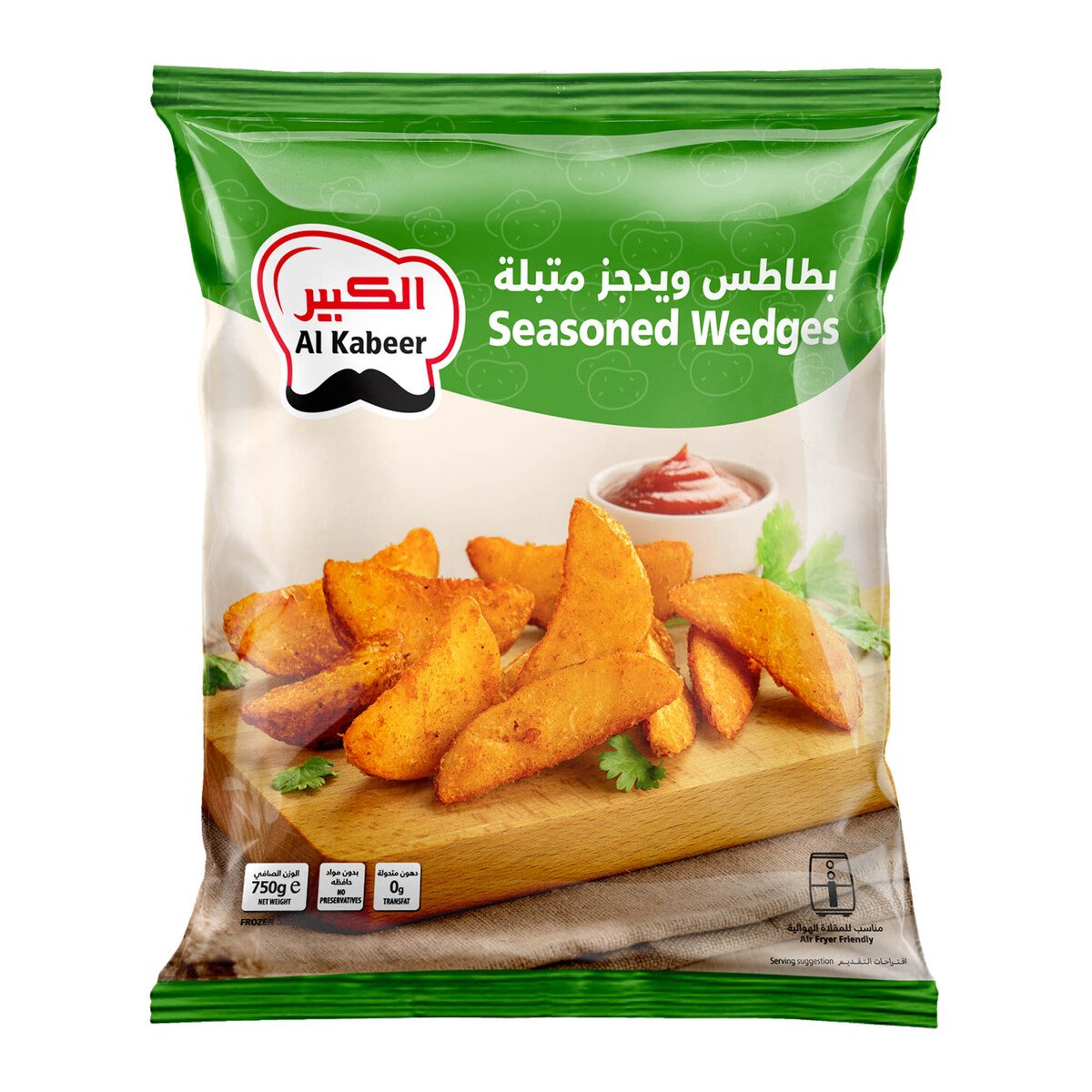 Al Kabeer Seasoned Wedges 750 g