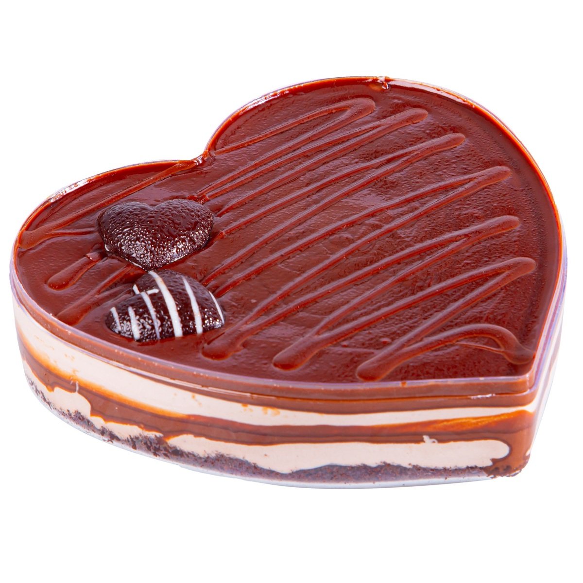 كيكة شوكولاتة على شكل قلب 600 جم