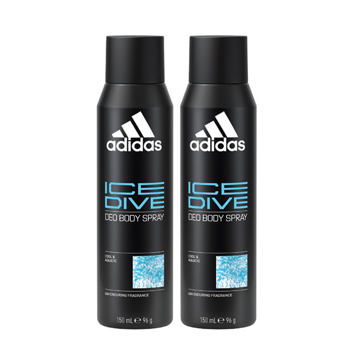 Adidas Ice Dive Deo Body Spray for Men Value Pack 2 x 150 ml
