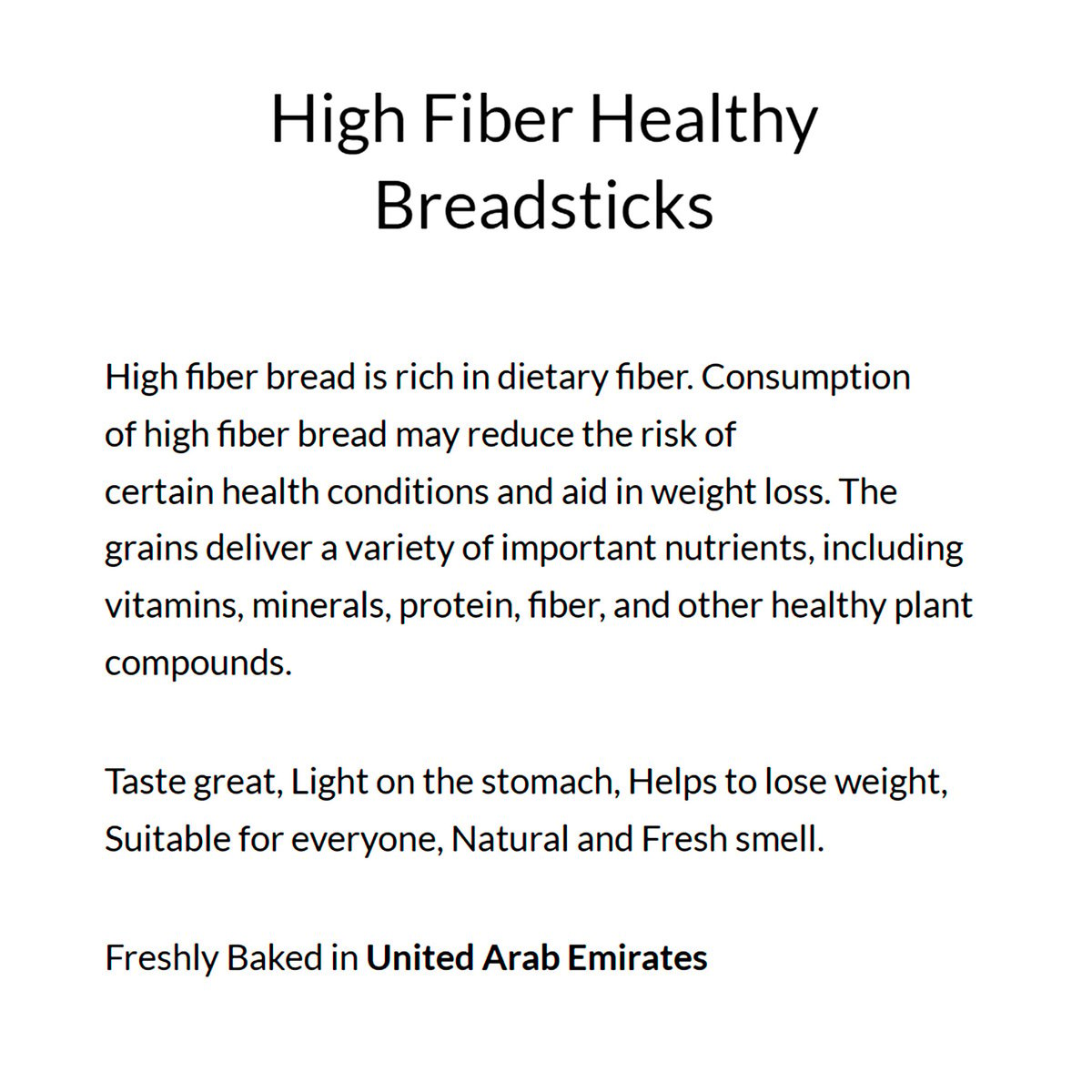 Reef Healthy High Fiber Bread Sticks 350 g