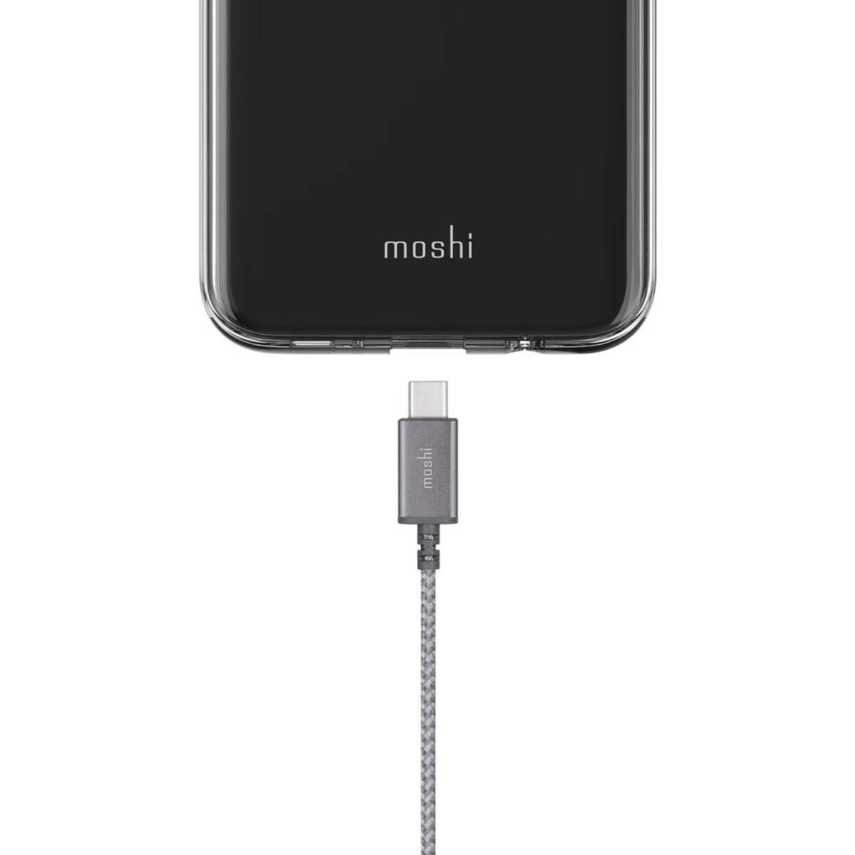 MOSHI Integra USB-C To USB-A Charge / Sync Cable Titanium Gray
