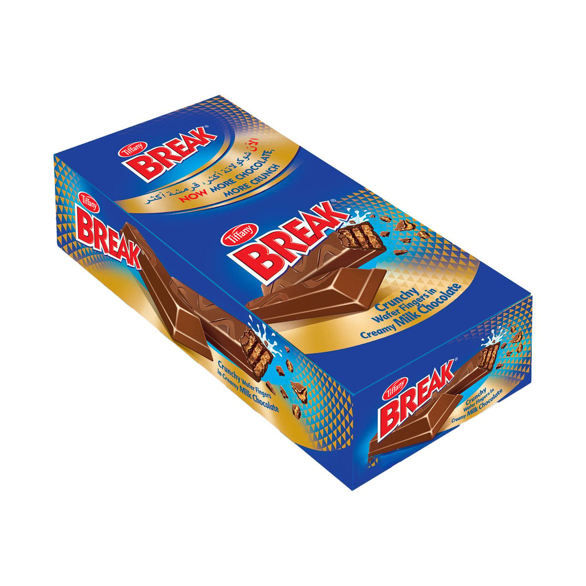 اشتري قم بشراء تيفاني بريك ويفر مقرمش 2 اصابع 15.5 جم × 24 حبة Online at Best Price من الموقع - من لولو هايبر ماركت Chocolate Bags في السعودية